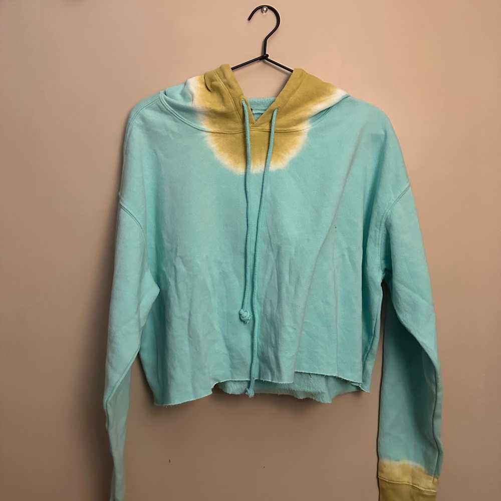 Wild Fable Women’s Aqua Tie Dye Hoodie